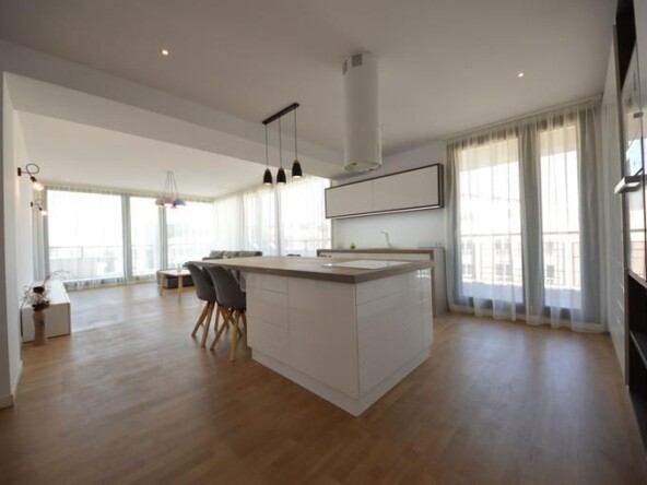 Penthouse lux 3 fully furnished rooms for sale Herastrau, Palace Estate